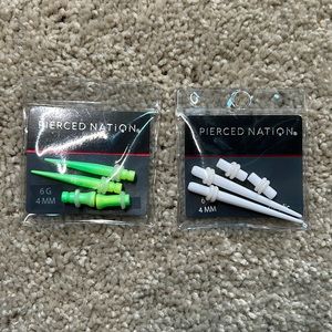 6g/4mm tapers ear stretching set